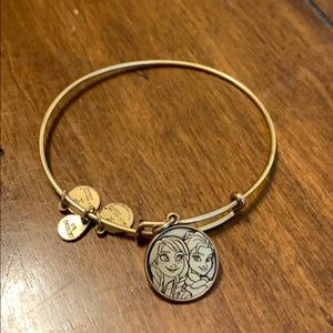 Alex and Ani Disney Frozen Sisters Gold Bracelet